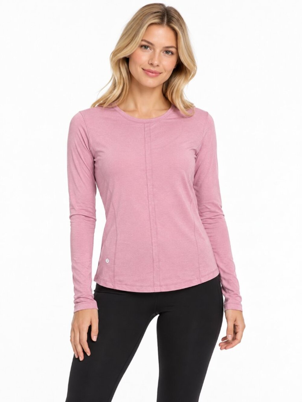 Pink Lululemon Long-Sleeve Shirt Athleisure